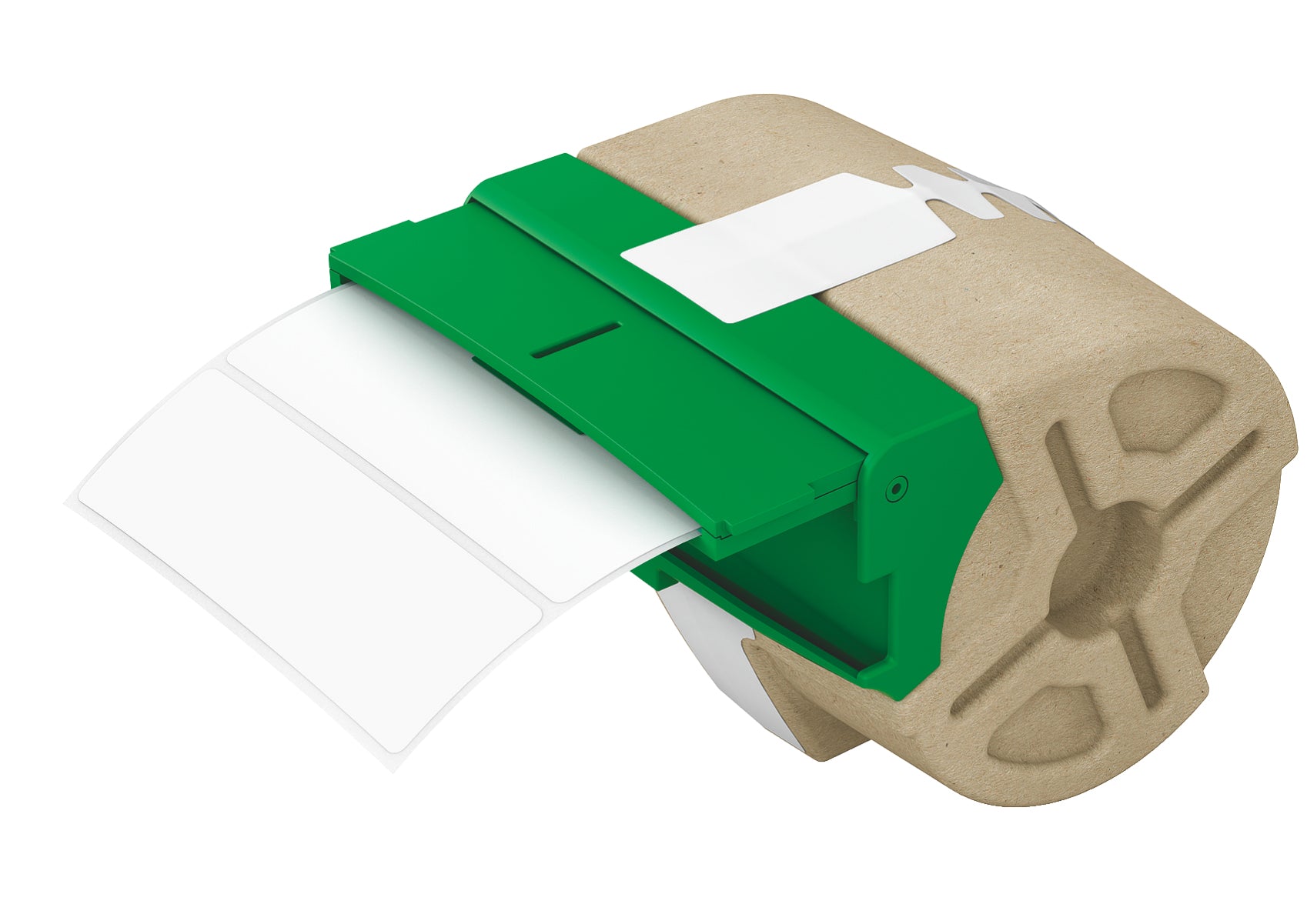 Leitz Papieretiketten, 59 mm × 102 mm, weiss, Papier, permanent, 225 Stück