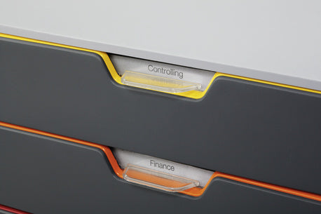 Durable Schubladenelement Varicolor – für A4, C4 und Letter-Size-Formate – 280 × 356 × 292 mm
