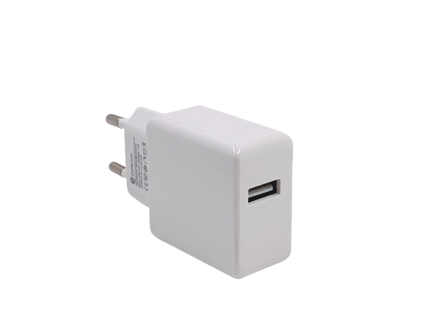 CoreParts USB-Ladegerät 12 W – USB-A×1 – EU-Stecker (Typ C) – Weiss