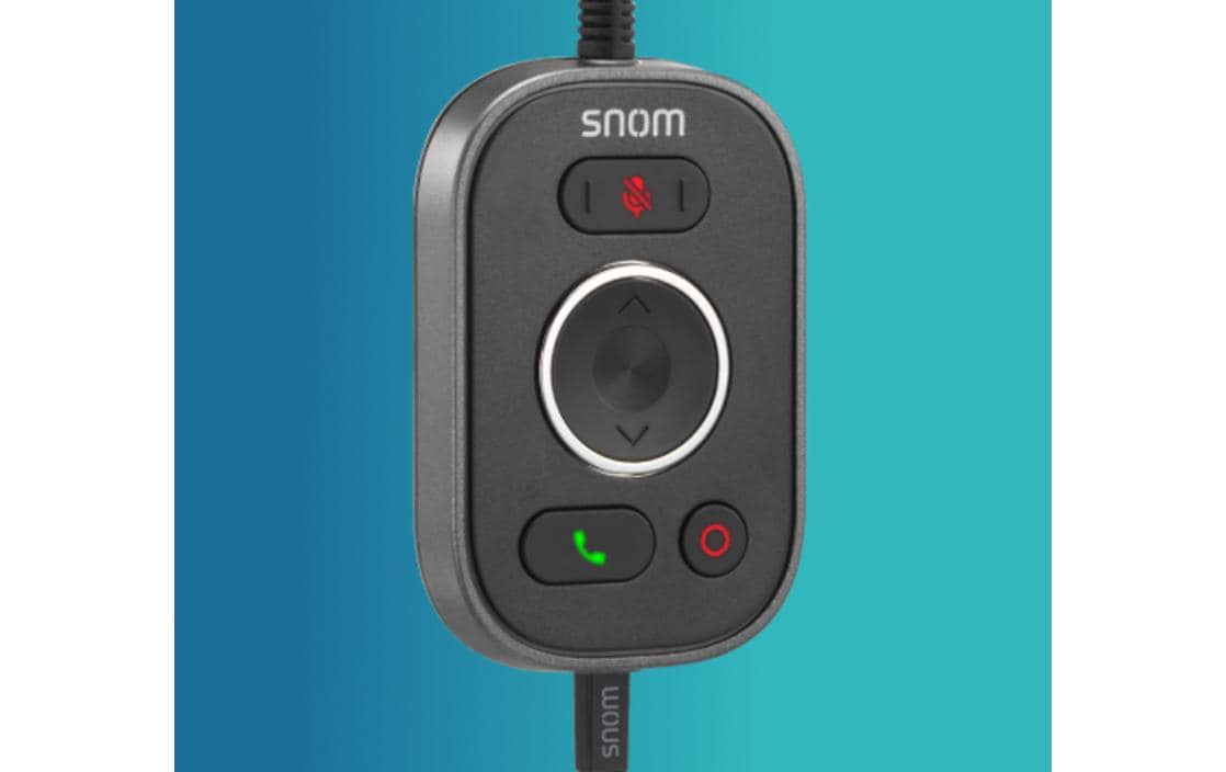 Snom A330M – Mono Headset – USB‑A, Noise-Cancelling Mikrofon – Schwarz – für PC, Teams-kompatibel
