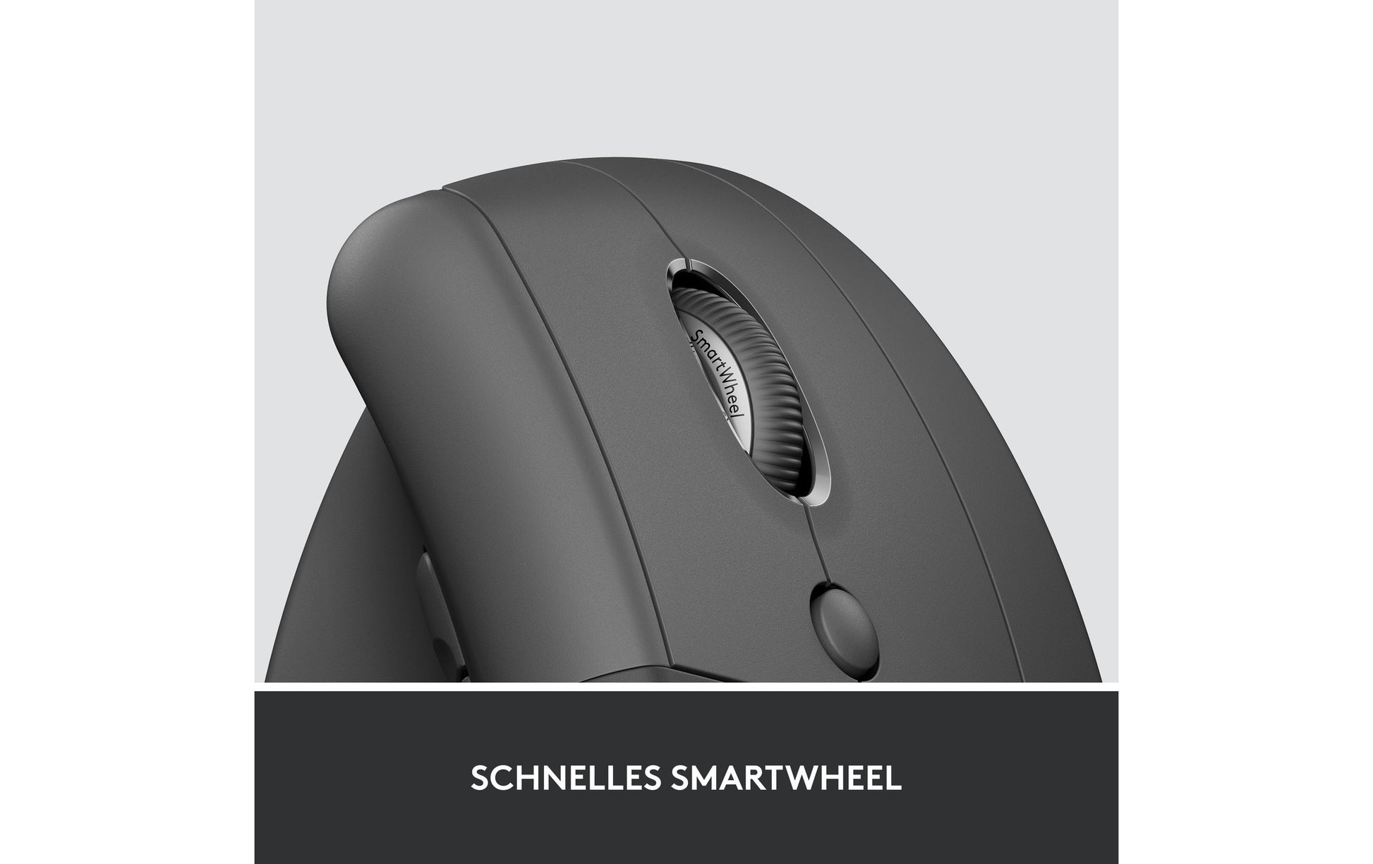 Logitech Lift for Business Ergonomische Maus – kabellos, vertikal, Logi Bolt USB-Empfänger, schwarz