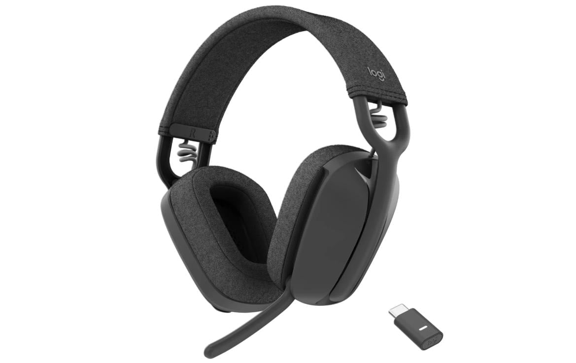 Logitech Zone Vibe Wireless UC – Duo Headset – Bluetooth – Graphit