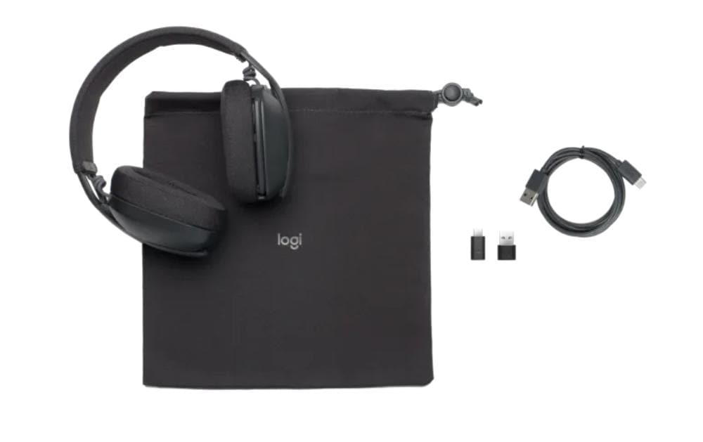Logitech Zone Vibe Wireless UC – Duo Headset – Bluetooth – Graphit
