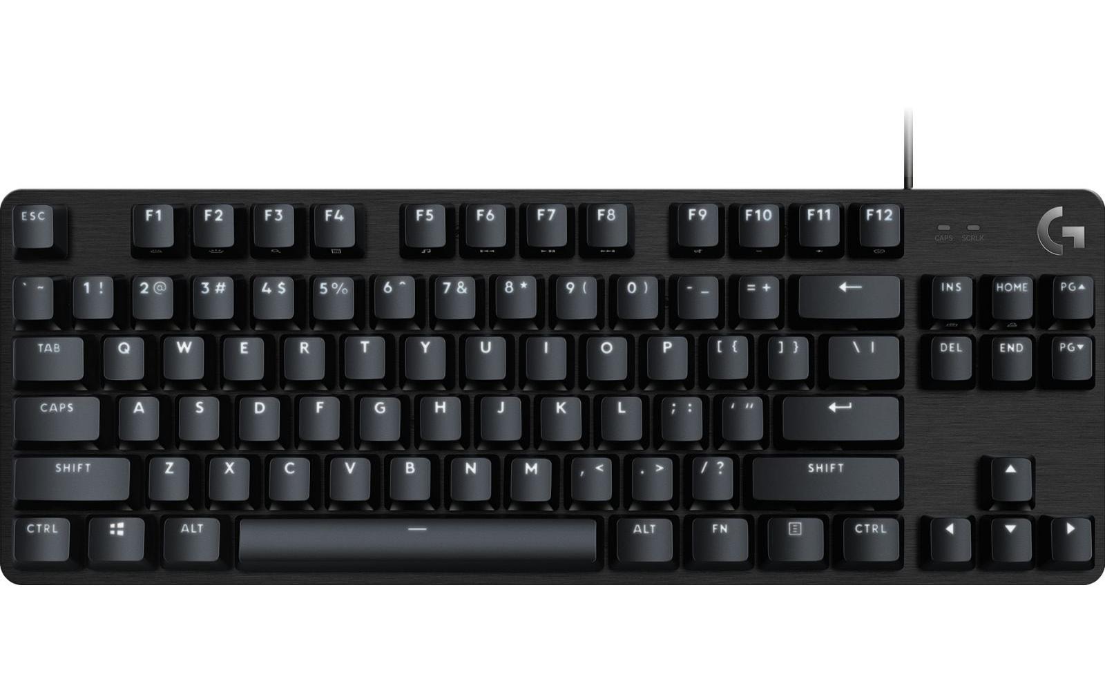 Logitech G G413 TKL SE – Gaming-Tastatur TKL – Mechanisch – USB-A – QWERTZ (CH) – Schwarz – Ohne Ziffernblock