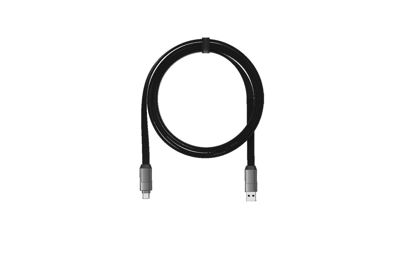 Rolling Square USB-A auf Lightning/USB-C/Micro-USB Kabel – 1,5 m – PD 15 W – für iPhone und mehr