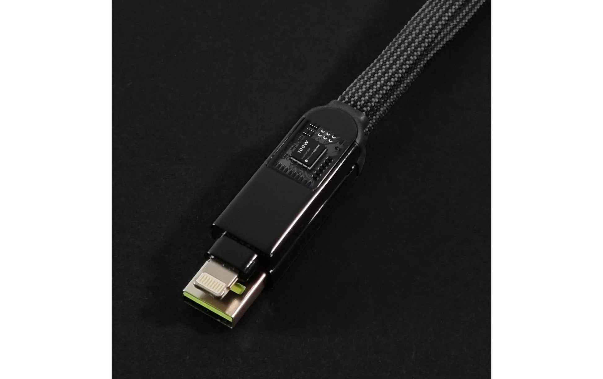 Rolling Square USB-C auf Lightning Kabel – USB 2.0 (480 Mbit/s) – 2 m – PD 100 W – Metallverstärkt – Weiss