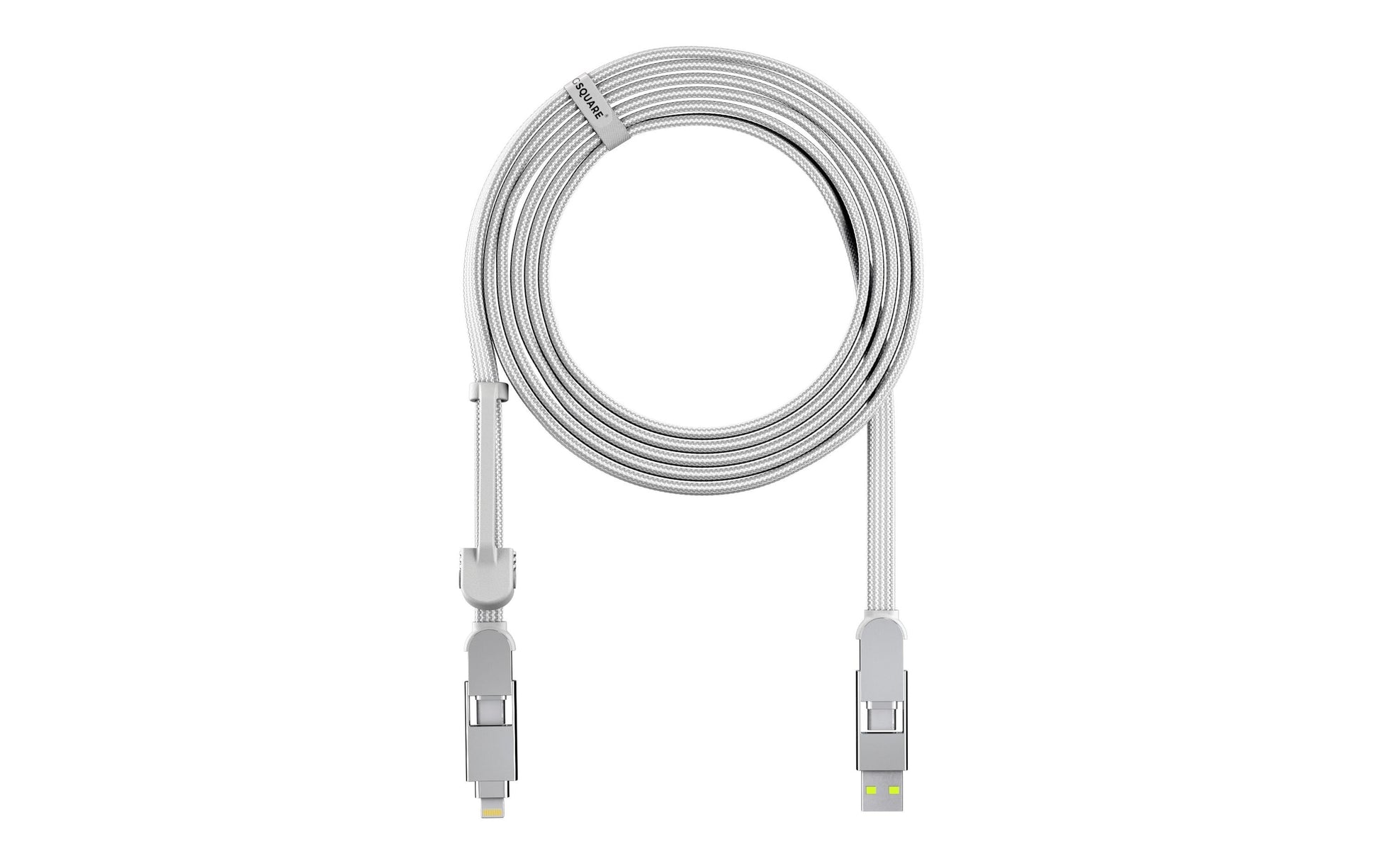 Rolling Square RollingSquare – USB-Kabel, USB-A zu USB-C, 3 m, USB 2.0, Lade-/Datenkabel, für iPad, iPhone, iPod und andere