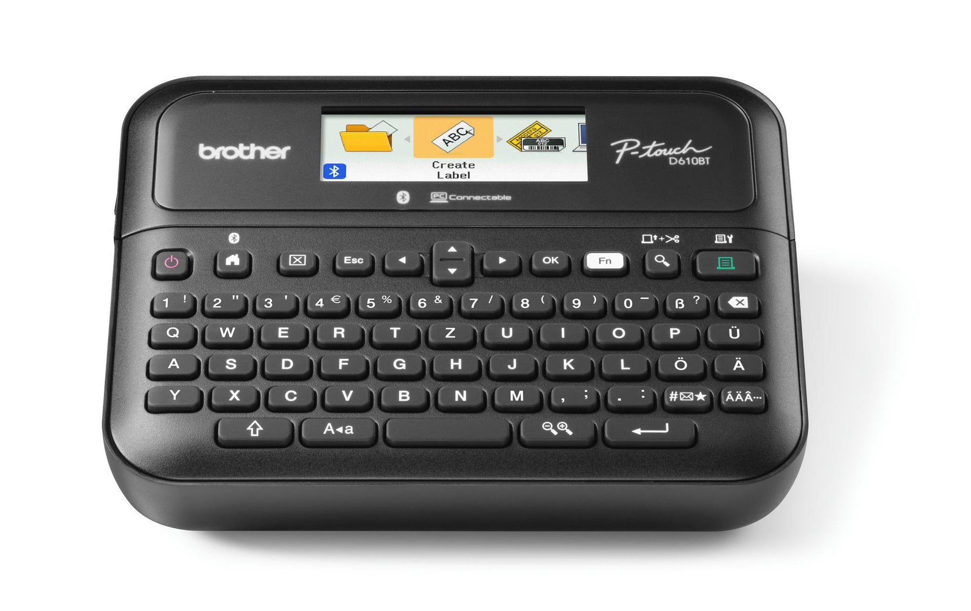 Brother P-touch PT-D610BTVP – inkl. Koffer, Z-Bänder & P-touch Editor-Software