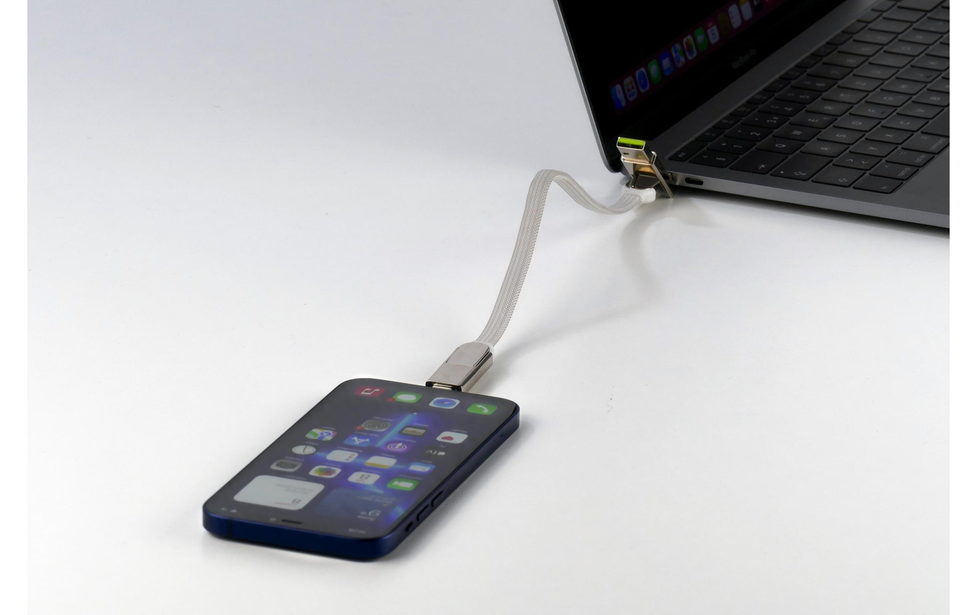 Rolling Square USB-Kabel, USB-C zu Lightning, 0,3 m, USB 2.0, Lade-/Datenkabel, für iPad, iPhone, iPod