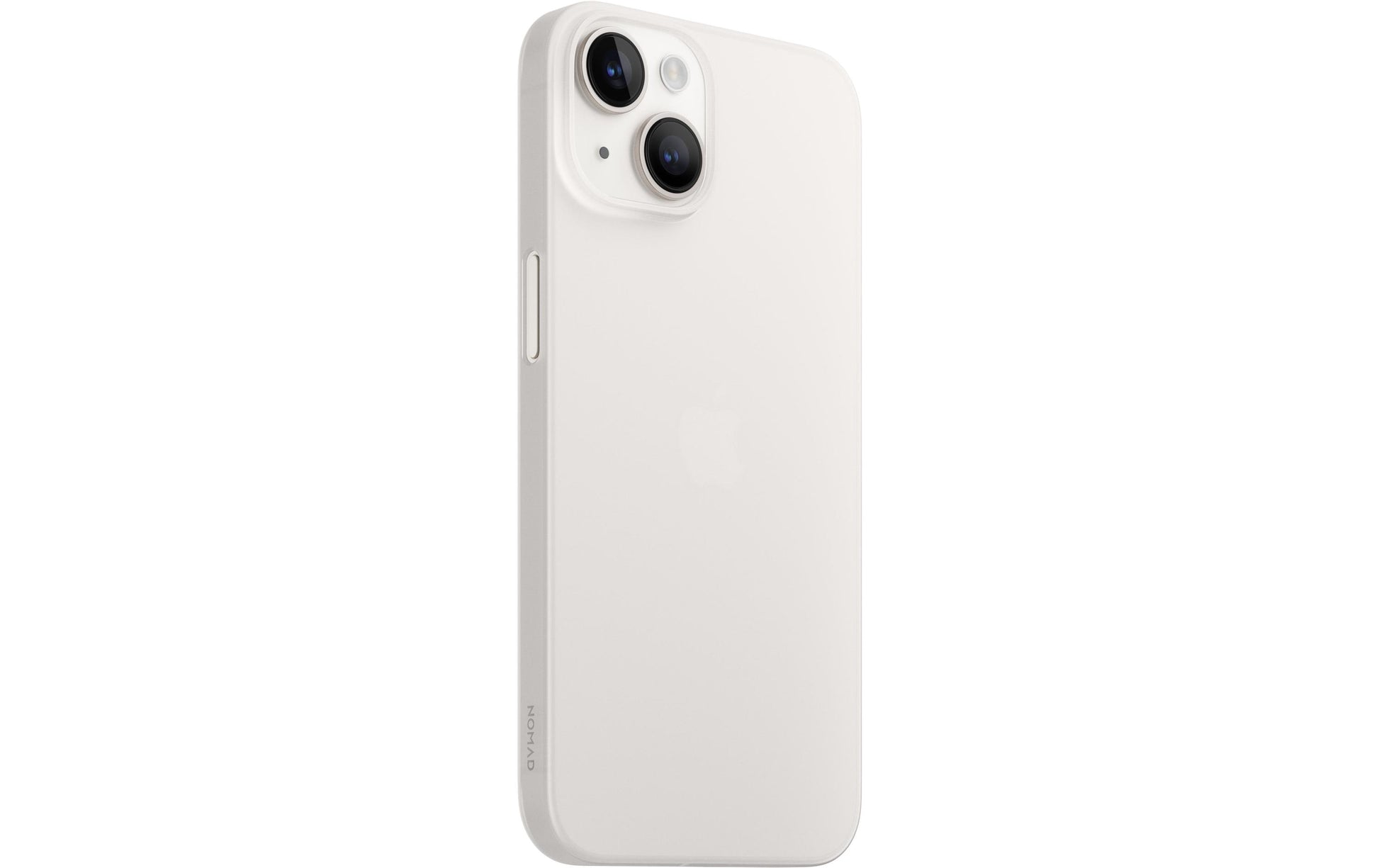 Nomad Backcover – für Apple iPhone 14, MagSafe, Kunststoff, Weiss, stossfest, kratzresistent, kabelloses Laden