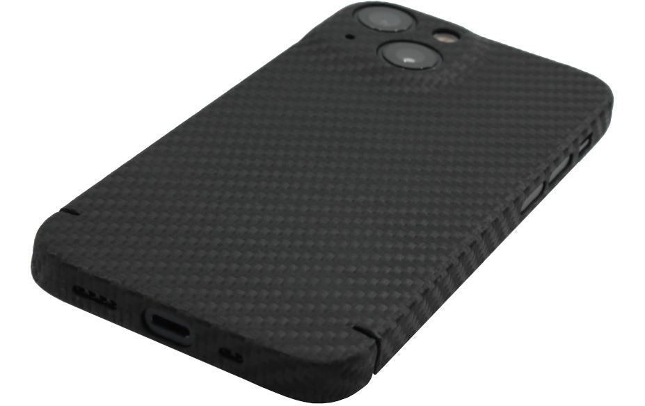 Nevox – Backcover Carbon Series – für Apple iPhone 14 – schwarz – Aramid/Karbon, MagSafe-kompatibel