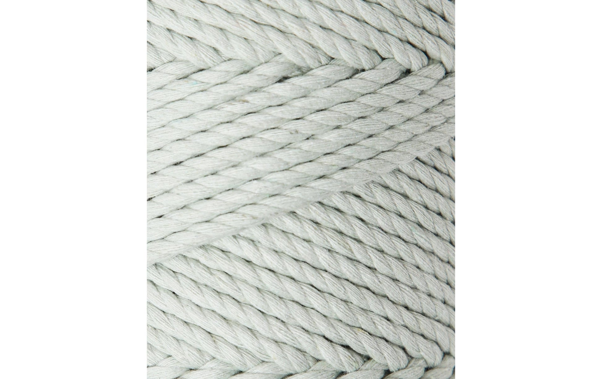 lalana Makramee-Kordel Graugrün – Ø 3 mm, 330 g, 90 m, 20% Mischfasern/80% Baumwolle