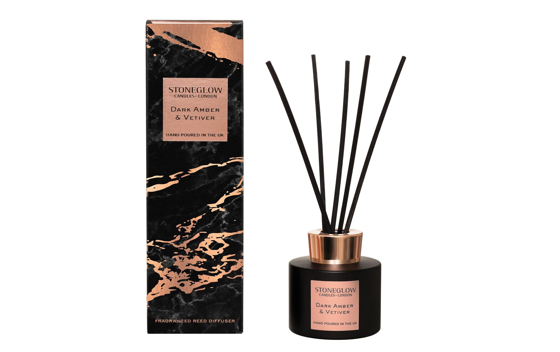 Stoneglow Dark Amber & Vetiver – Duftstäbchen, 120 ml