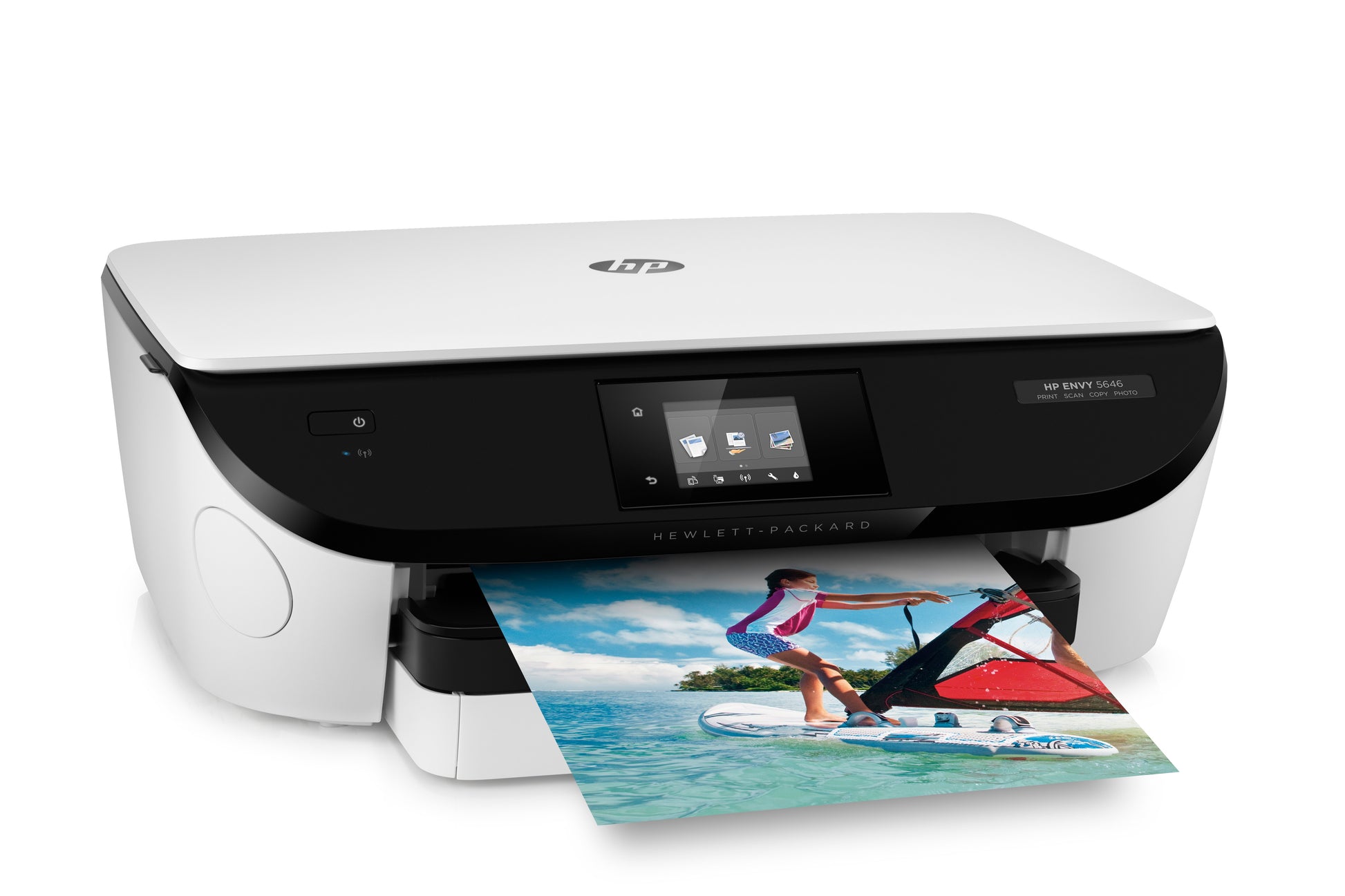 HP ENVY 5646 – Farbtintenstrahl-Multifunktionsdrucker, A4, 3-in-1, Duplex, WLAN, Touchscreen
