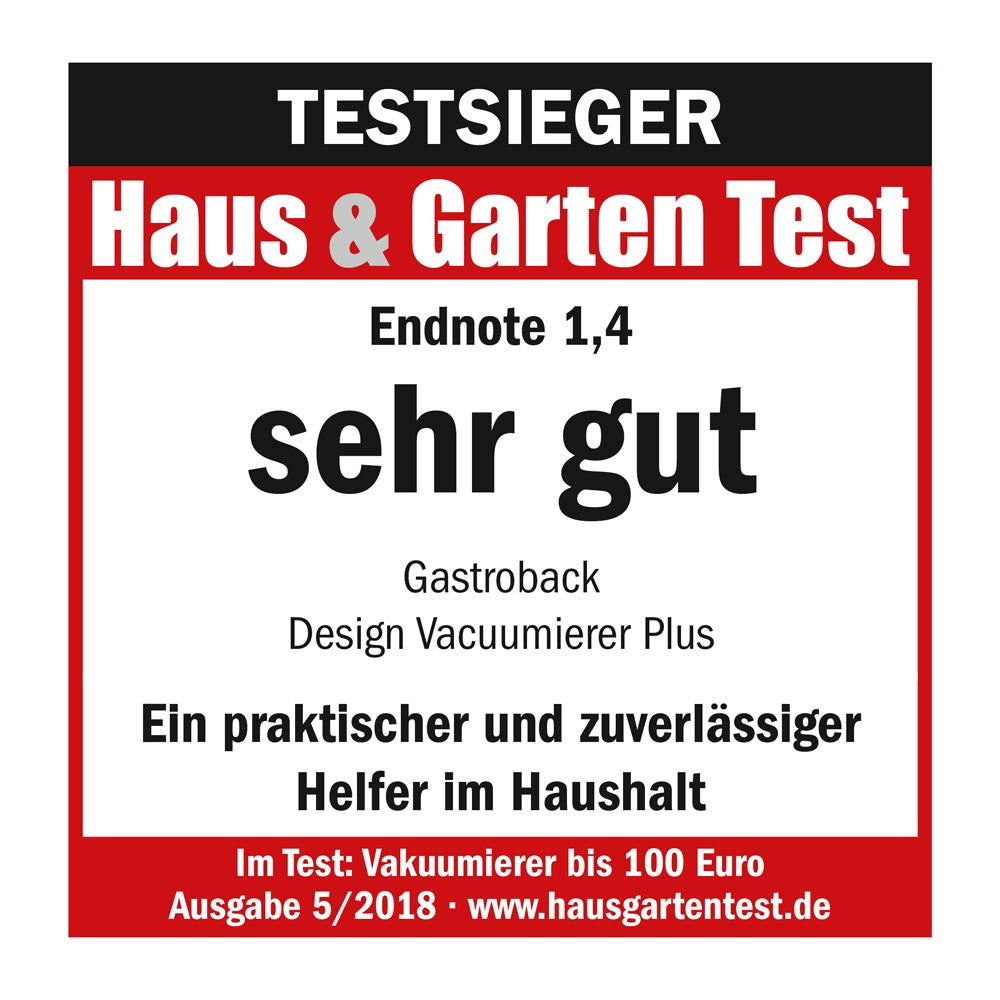 Gastroback Design Plus Vakuumierer – 30 cm, 120 W