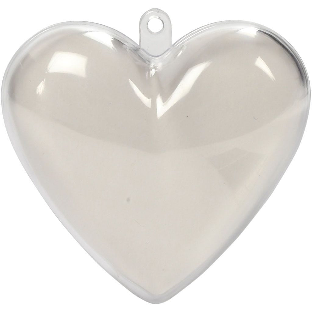 Creativ Company Aufhänger – 6,5 cm – Kunststoff, transparent – 10-teilig