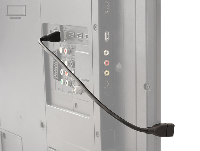 DeLOCK USB-A Verlängerungskabel (Stecker auf Buchse) – USB 2.0 (480 Mbit/s) – 0,35 m – Schwarz