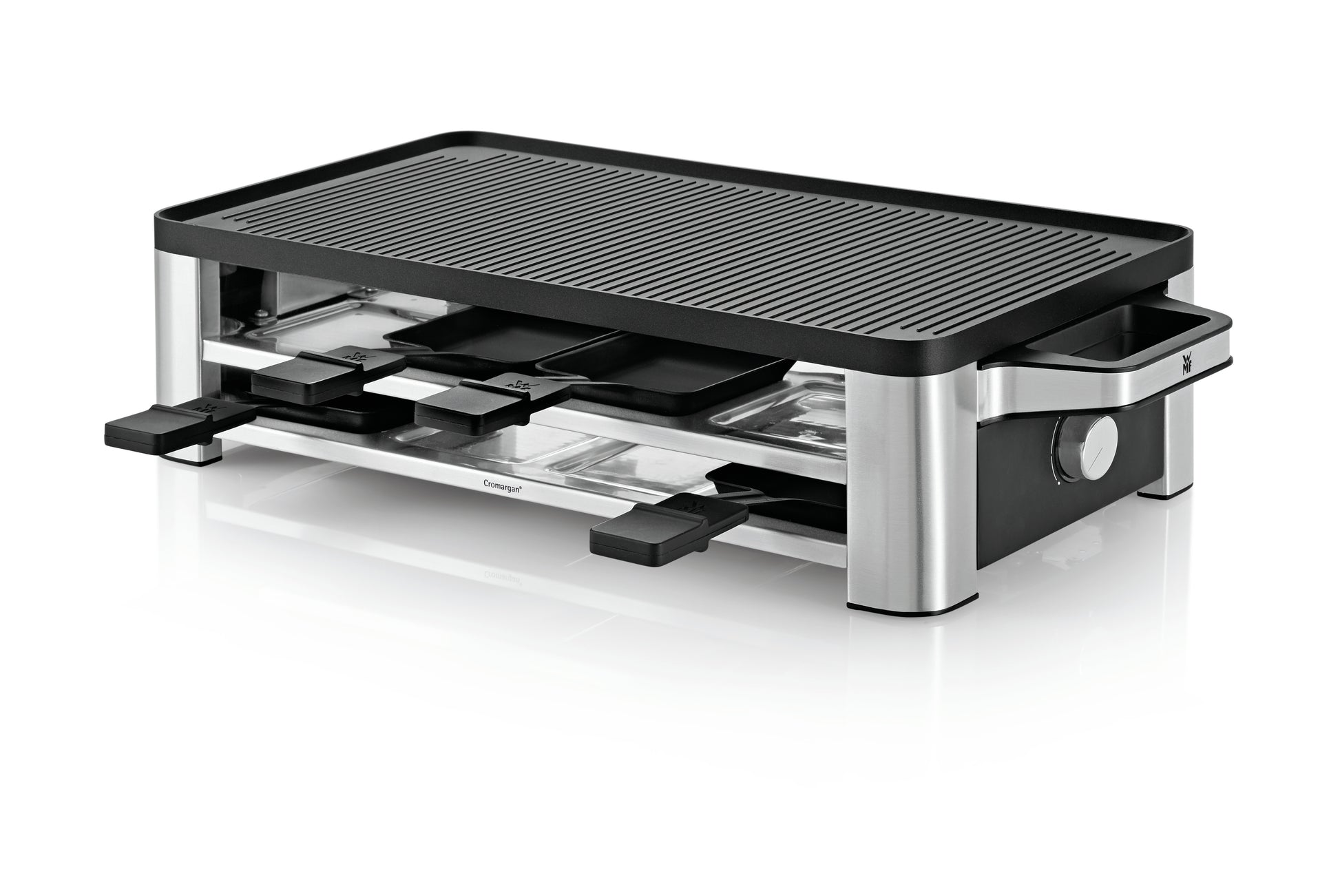 WMF Raclette-Grill LONO 0415040011 – 8 Personen, 1500 W – schwarz/chrom