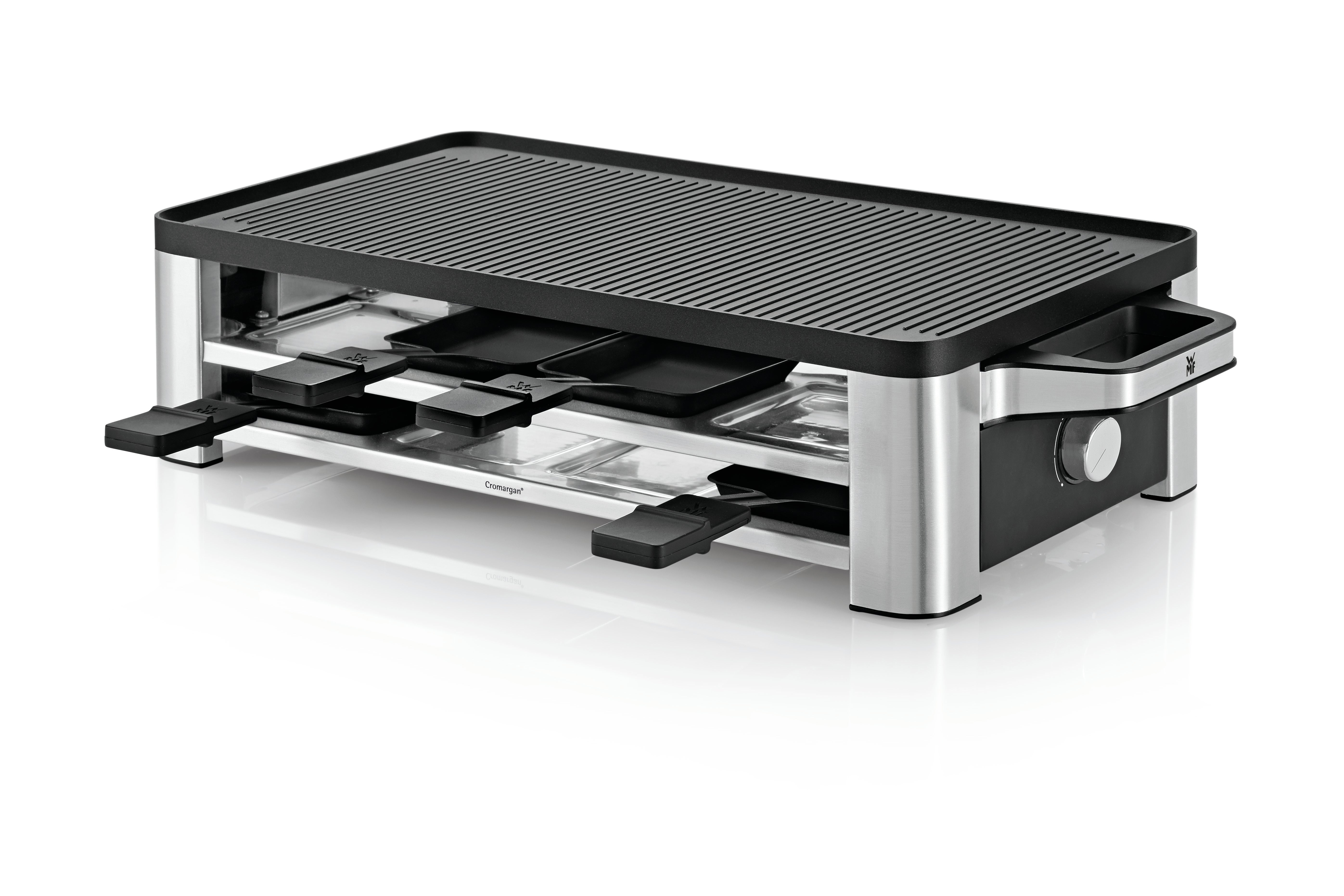 WMF Raclette-Grill LONO 0415040011 – 8 Personen, 1500 W – schwarz/chrom