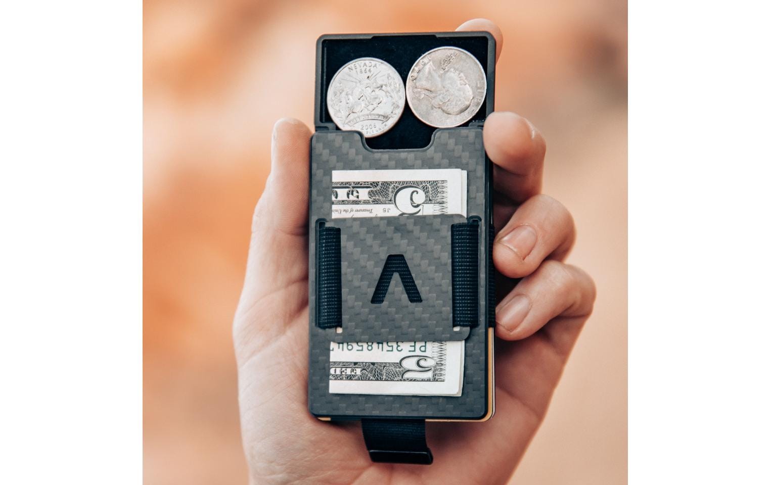 Aviator Wallet AVIATOR – Kartenetui – RFID-Schutz, Münzfach, Clipverschluss – 85,6 × 10,5 × 54 mm, 20 Karten – Anthrazit