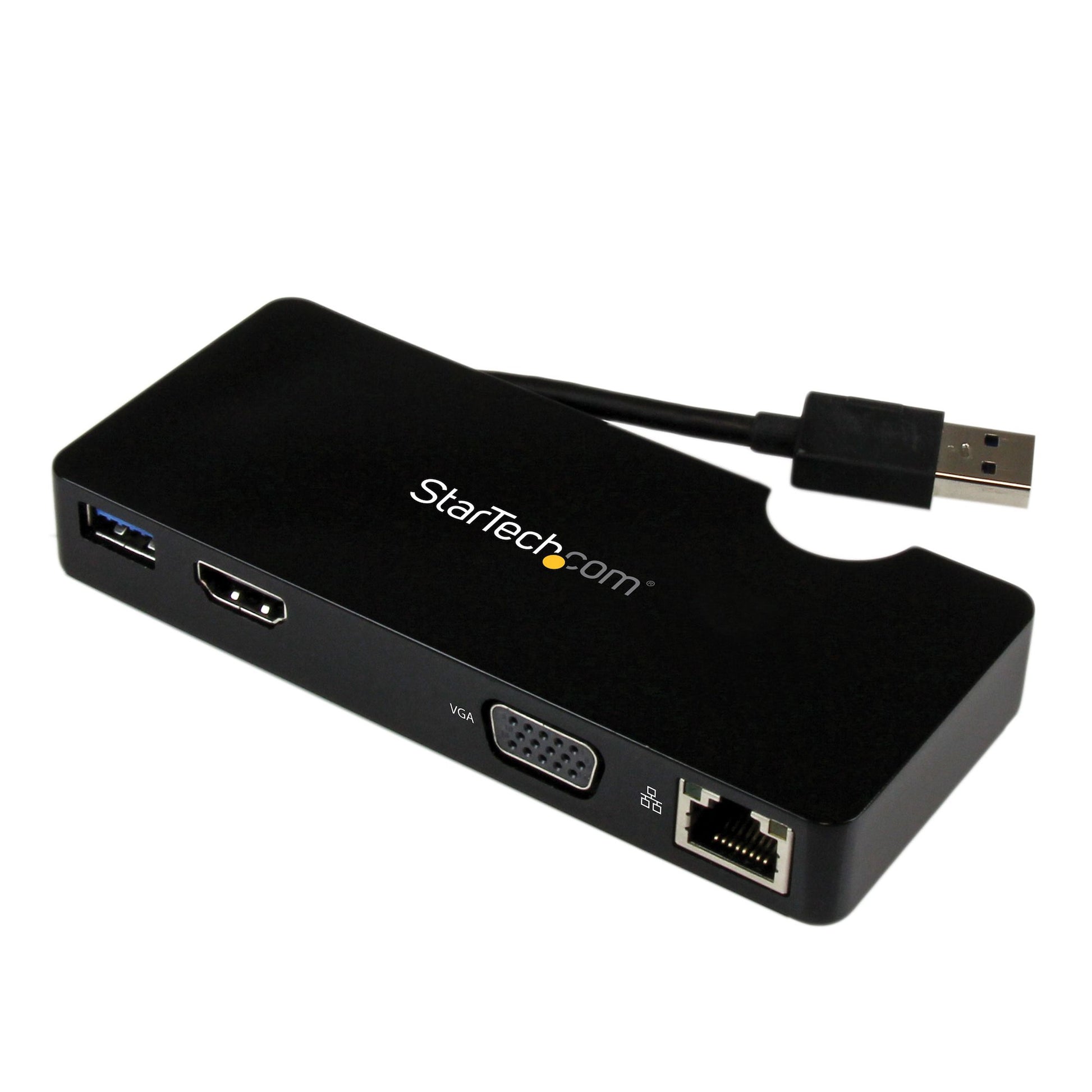 StarTech.com Dockingstation – USB-A, 1× HDMI, 1× VGA, GbE, für Windows/Mac