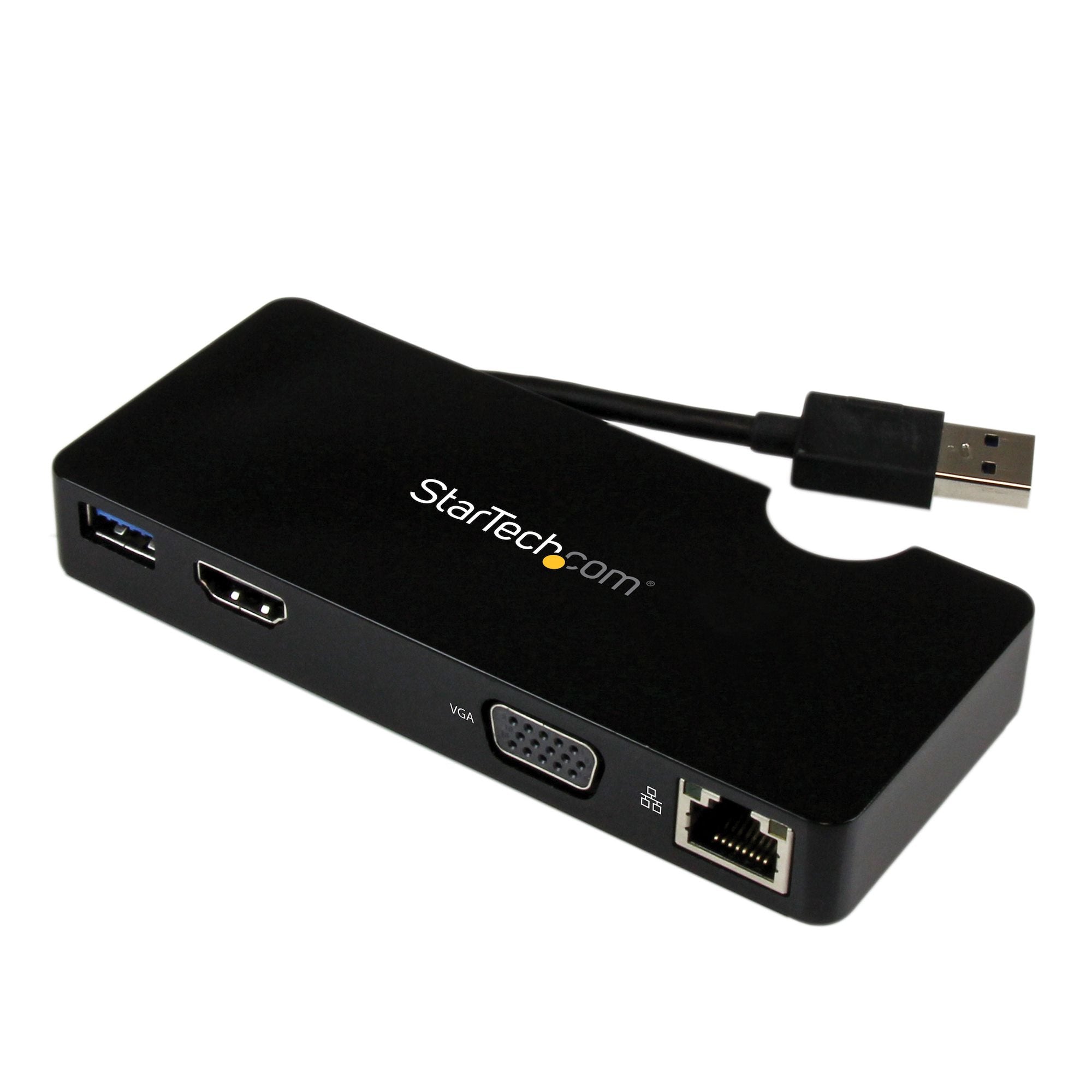 StarTech.com Dockingstation – USB-A, 1× HDMI, 1× VGA, GbE, für Windows/Mac