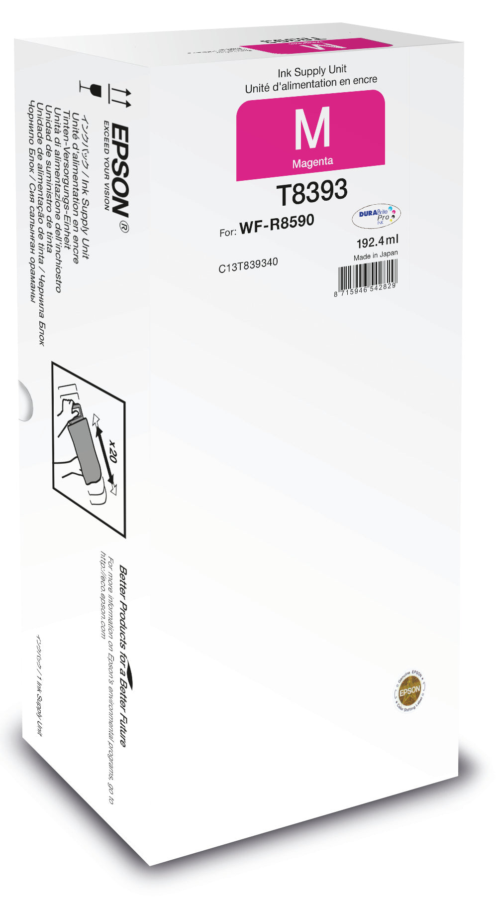 Epson Magenta Tintenpatrone, XL – für WorkForce Pro WF-R8590
