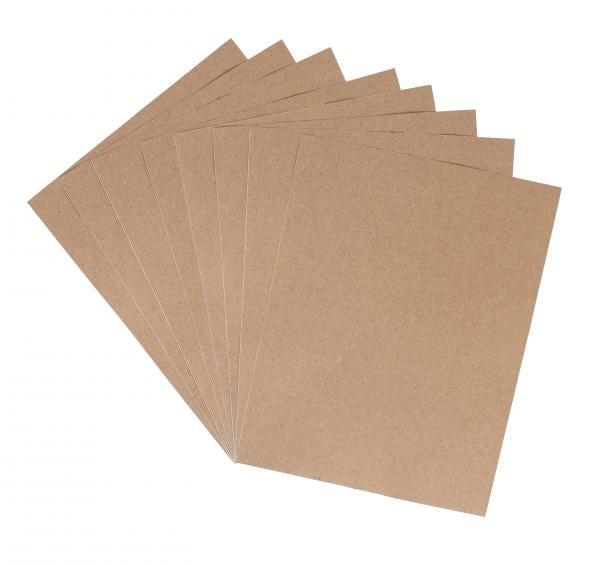 Silhouette Stickerpapier – für Silhouette Schneideplotter – 215 × 279 mm – beige – 8 Blatt