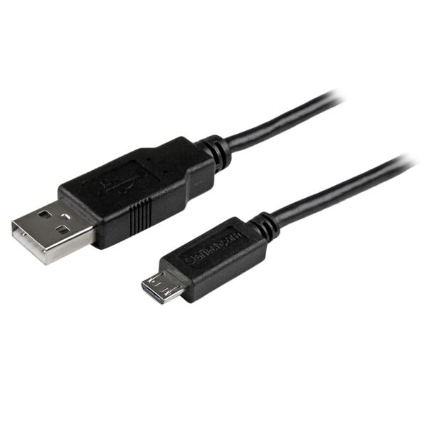 StarTech.com USB-A auf Micro-USB-B Kabel – USB 2.0 (480 Mbit/s) – 0,15 m – Schwarz