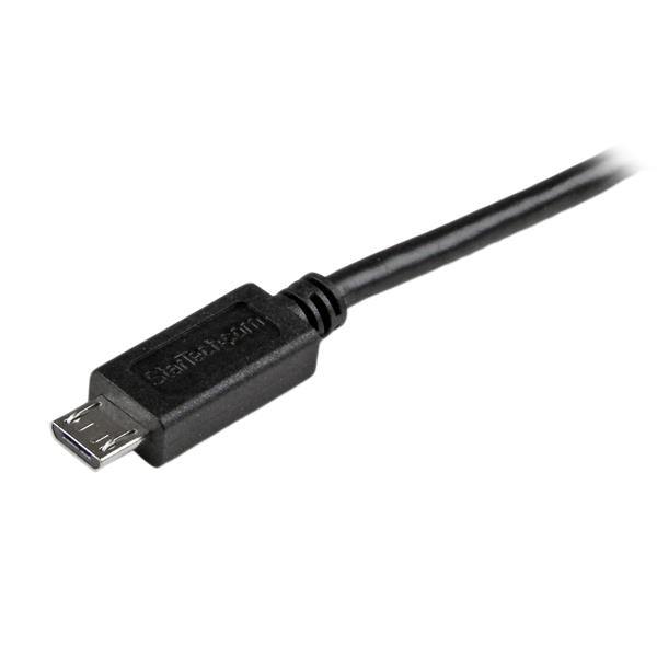 StarTech.com USB-A auf Micro-USB-B Kabel – USB 2.0 (480 Mbit/s) – 0,15 m – Schwarz