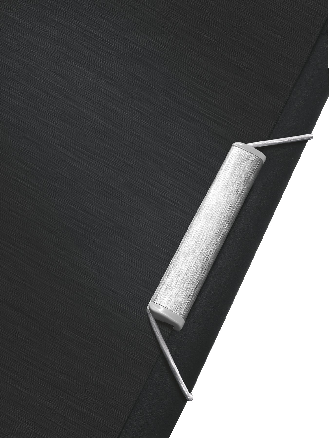 Leitz Eckspannermappe Style A4 – 3 Klappen, Polypropylen (PP), Schwarz, bis 150 Blatt