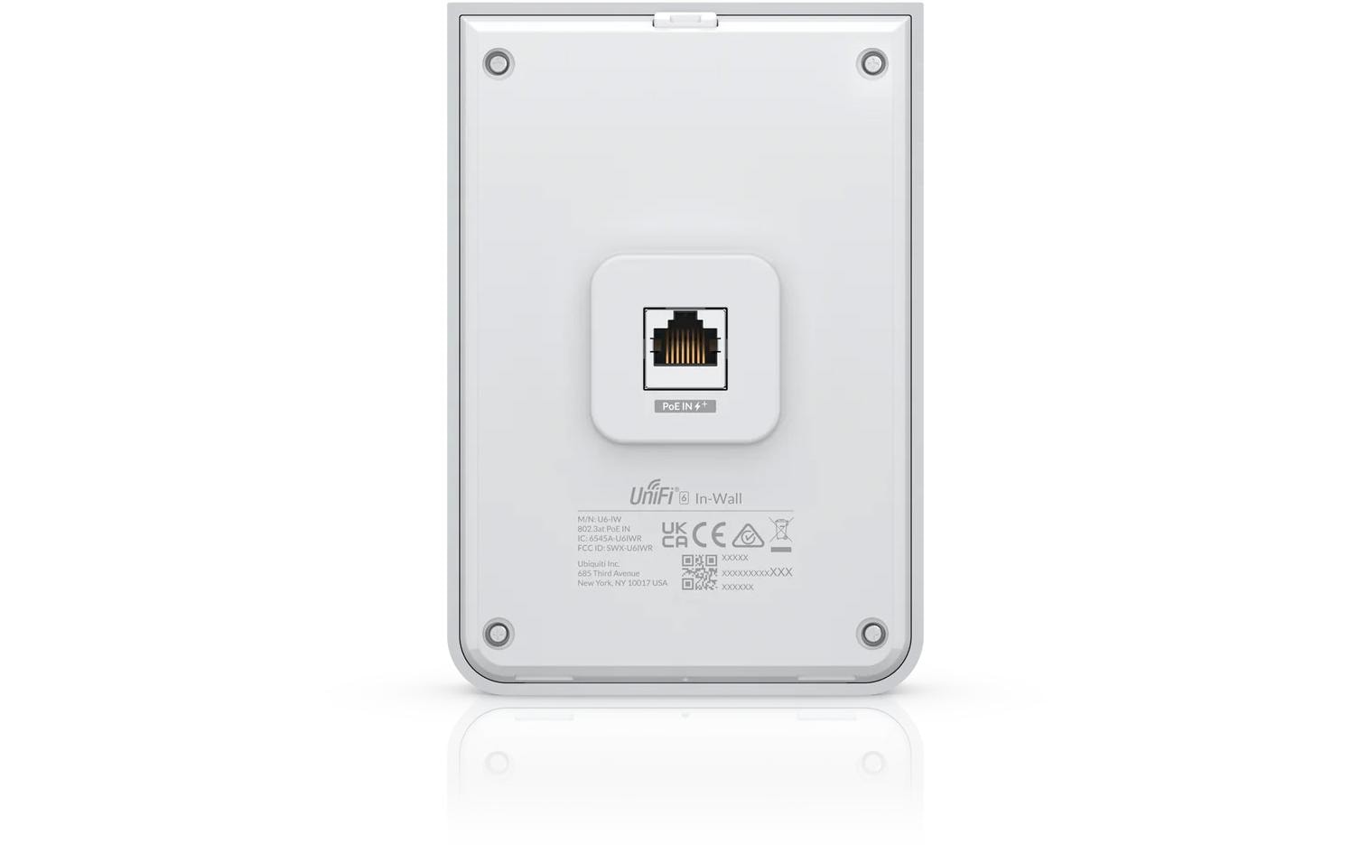 Ubiquiti UniFi U6-IW – Access Point – Wi‑Fi 6 (2,4/5 GHz), 4,8 Gbit/s, PoE, Wand