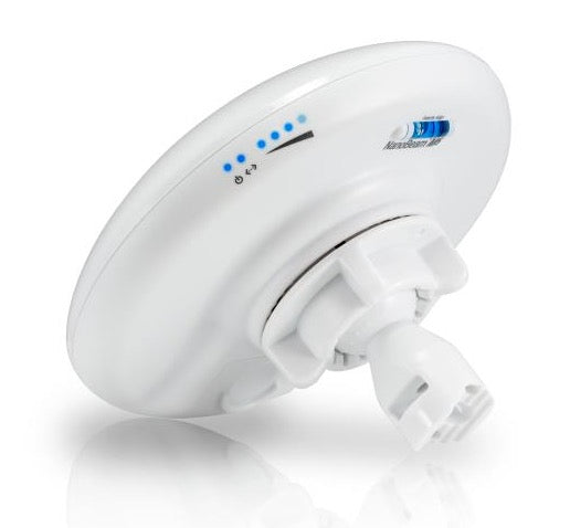 Ubiquiti NanoBeam M5 – Antenne, 5 GHz, 16 dBi, Wandmontage, Weiss