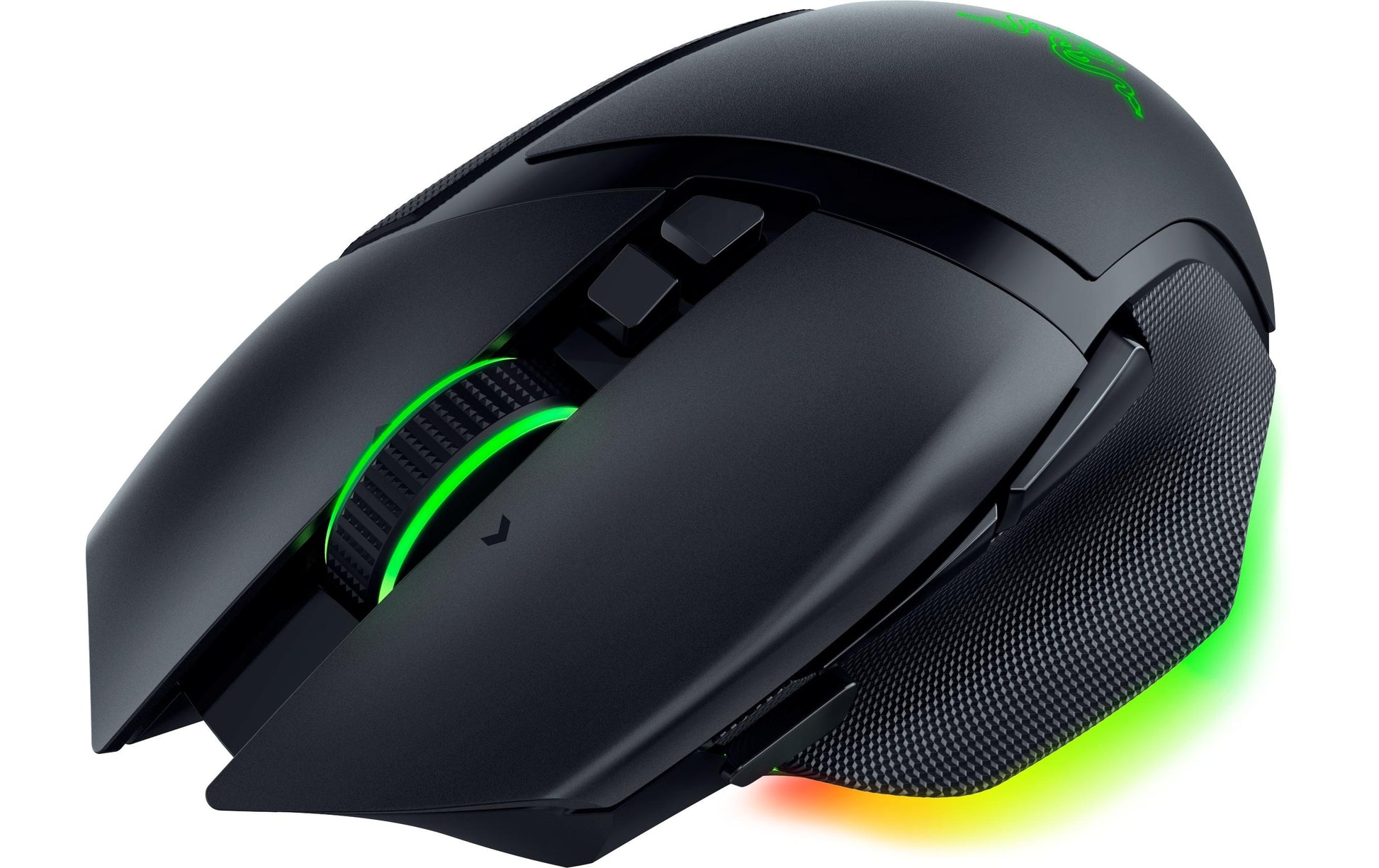Razer Basilisk V3 Pro Maus – kabellos, Bluetooth, USB-C, 30'000 dpi, 11 Tasten, für Rechtshänder, schwarz