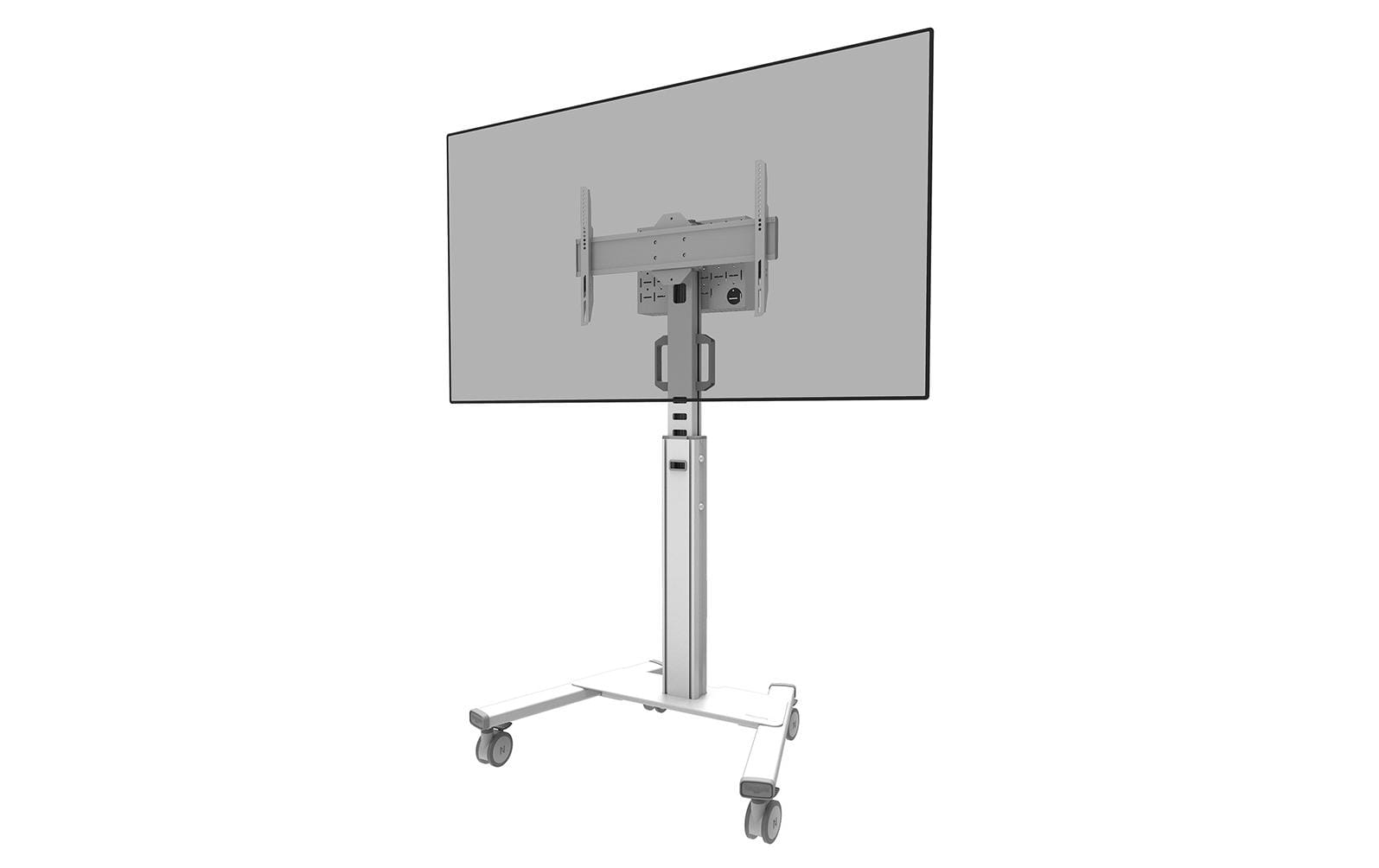 Neomounts Prospektständer FL50S-825WH1 – für VESA 200×200 mm, höhenverstellbar, schwenkbar