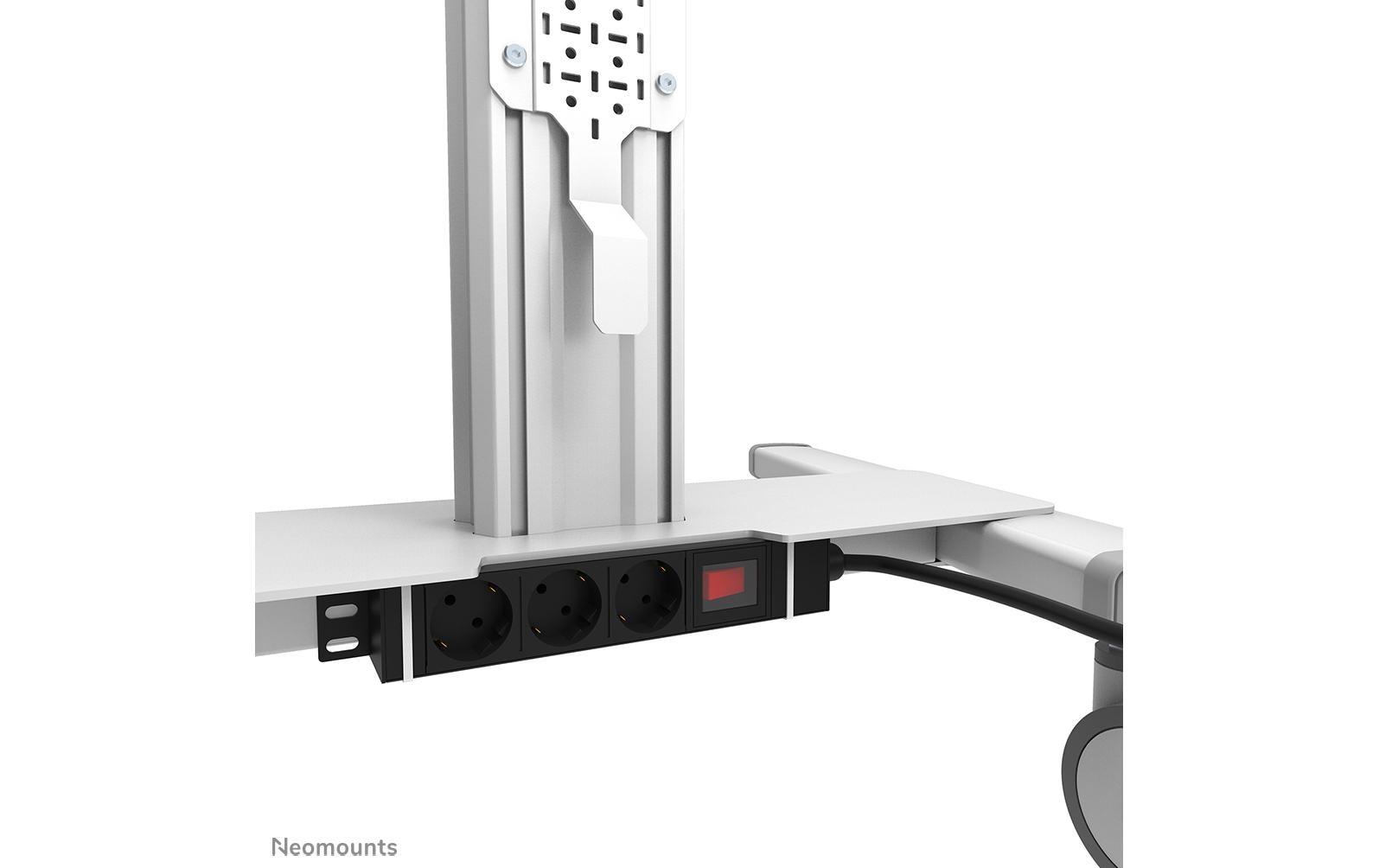 Neomounts Prospektständer FL50S-825WH1 – für VESA 200×200 mm, höhenverstellbar, schwenkbar