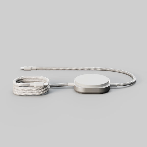 ZENS 2in1 Wireless Charger Pro 2 Kabelloses Ladegerät – Qi2 – USB‑C×2, Weiss
