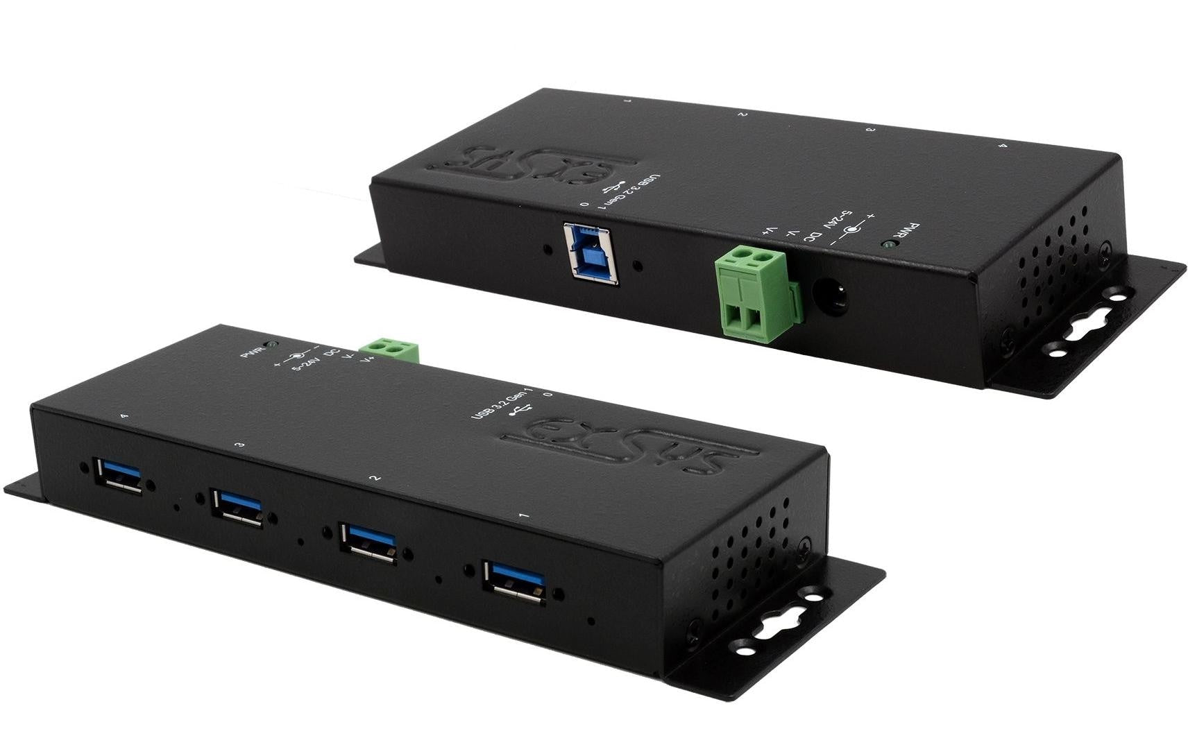 EXSYS EX-1184HMVS-2 USB-Hub – USB-B, 4× USB-A, für Windows/Mac/Linux