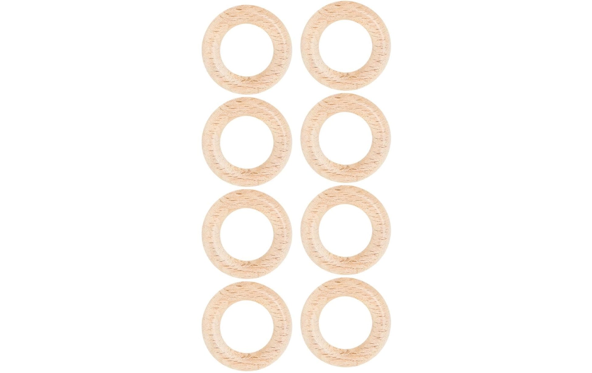 lalana Holzring – braun – Ø 45 mm – 8 Stk.