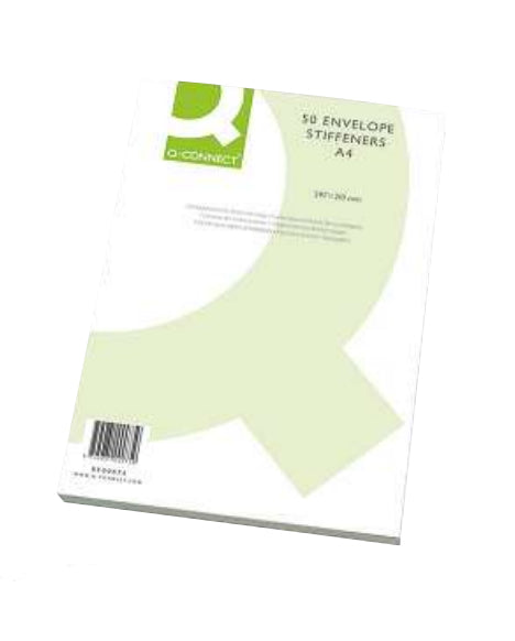 Q-CONNECT Zwischenlage/Trenner (Karton) – 297 × 210 × 0,68 mm – 500 g/m² – grau – 50 Stück