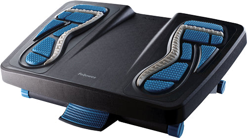Fellowes Fussstütze Energizer – 45,5 × 33,7 × 13 cm, schwarz/blau