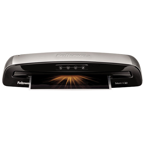 Fellowes Saturn 3i Laminiergerät A3 – 2-Rollen, 75–125 µm, Kaltlamination, Aufheizzeit 1 Min., 300 mm/min