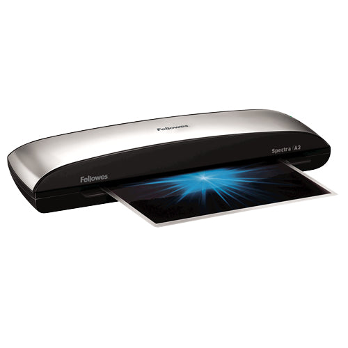 Fellowes Spectra Laminiergerät A3 – 2-Rollen, 80–125 µm, Aufheizzeit 4 Min., 300 mm/min, Grau