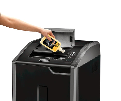 Fellowes 425Ci – Aktenvernichter, DIN P-4, Partikelschnitt 4 × 30 mm, 30 Blatt, 114 l