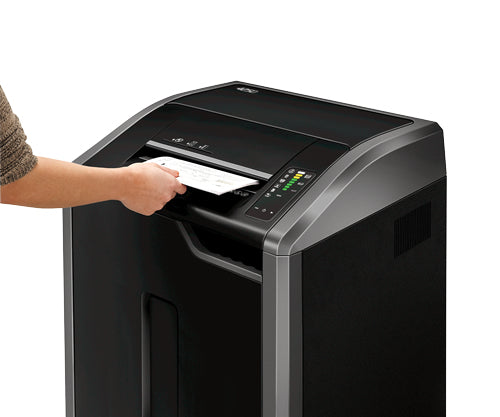 Fellowes Powershred 425Ci – Aktenvernichter, DIN P-4, Partikelschnitt 4 × 30 mm, 30-32 Blatt, 121 l