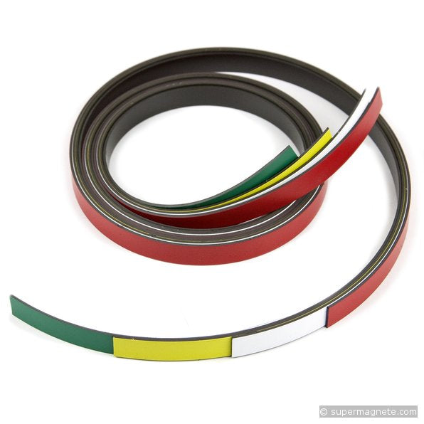 supermagnete Magnetband, nicht selbstklebend, Rot, 10 mm × 1 m, 1 Stk.