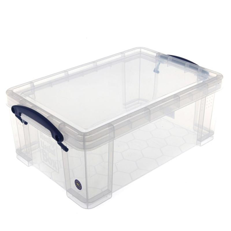 Really Useful Boxes Aufbewahrungsbox – Kunststoff, Blau, 39,5 × 15,5 × 25,5 cm – 1er-Pack