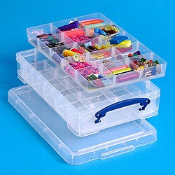 Really Useful Boxes Aufbewahrungsbox 68504600 – Kunststoff, Transparent – 1er-Pack