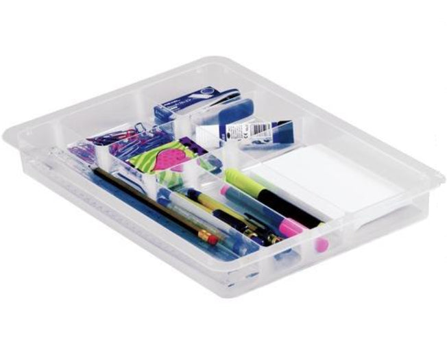 Really Useful Boxes Really Useful Box Einsatz 8 Fächer – Kunststoff – transparent – 372 × 33 × 243 mm