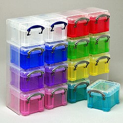 Really Useful Boxes Aufbewahrungsbox, 224 × 280 × 65 mm, Kunststoff, Mehrfarbig, 16 Schubladen